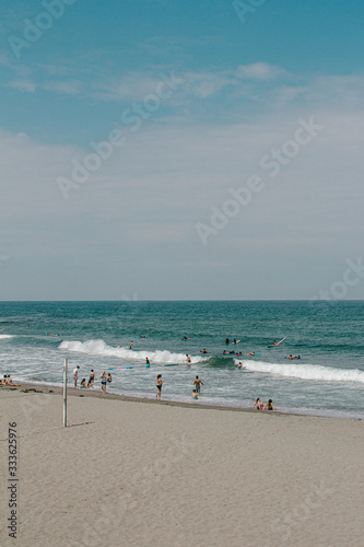 Photography Public beach for surfing during holidays