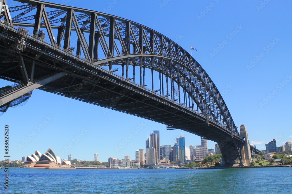 Naklejka premium City center skyline of Sydney, Australia