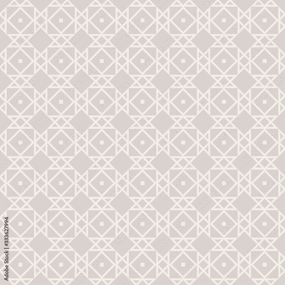 White seamless pattern. Geometric background pattern in retro style. Textile design texture. Wrapping paper design White seamless pattern. Geometric background pattern in retro style. Textile design texture. Wrapping paper design