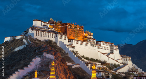 Potala palace in Lhasa -Tibet photo