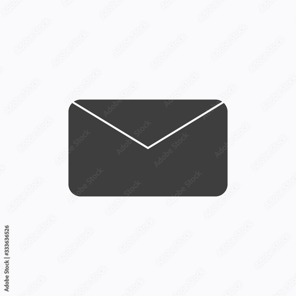 envelope icon on white isolate envelope icon on white isolate