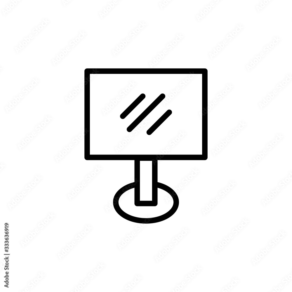 monitor graphic design template vector isolated monitor graphic design template vector isolated