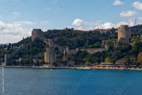 Photography The Rumeli Fortress at the narrowest point of the Bosphorus Straits in Istanbul