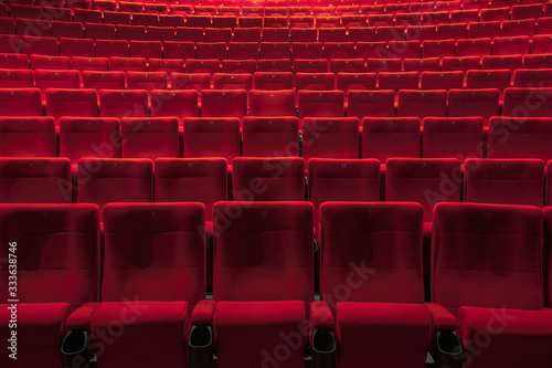 Absolutely empty cinema