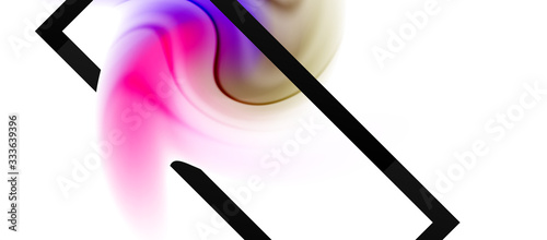 Abstract background, fluid mixing gradient liquid style colors composition. Vector Illustration For Wallpaper, Banner, Background, Card, Book Illustration, landing page