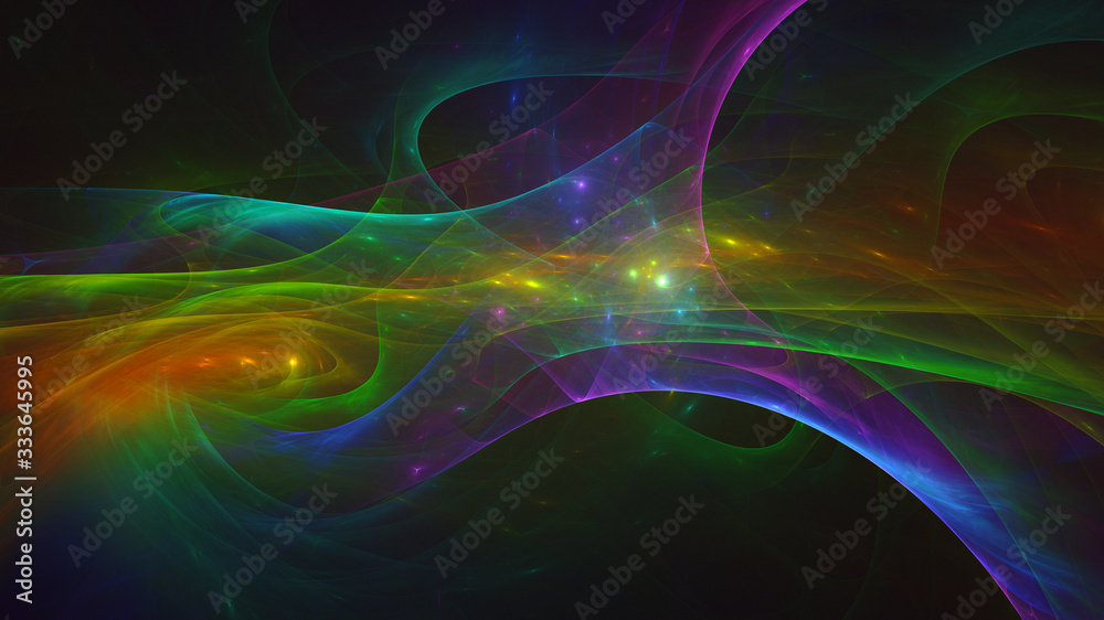3D rendering abstract technology fractal background 3D rendering abstract technology fractal background