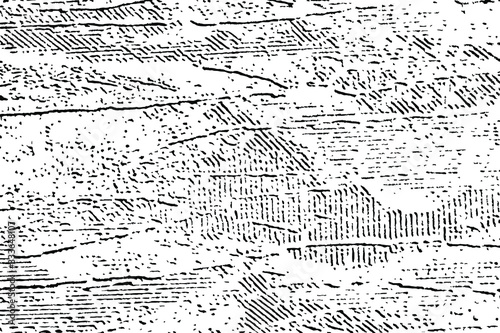 The grunge texture of an unevenly filled surface with noise, dirt, and grit. Abstract background of a rough, rough surface. Vector illustration. Overlay template.