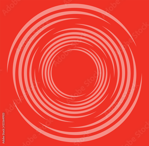 colorful, multicolor and monochrome cyclic, cycle concentric ring. revolved spiral, vortex, whorl. abstract circular, radial loop shape, element over colored backdrop, background