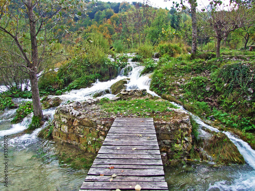 The first waterfalls on the Korana River, below the Plitvice Lakes National Park - Croatia (Prvi slapovi na rijeci Korani, podno nacionalnog parka Plitvicka jezera - Hrvatska) photo