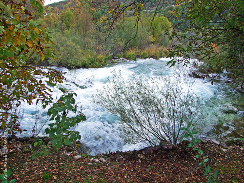 The first waterfalls on the Korana River, below the Plitvice Lakes National Park - Croatia (Prvi slapovi na rijeci Korani, podno nacionalnog parka Plitvicka jezera - Hrvatska) photo