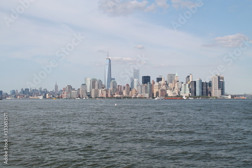 City skyline of New York City, USA