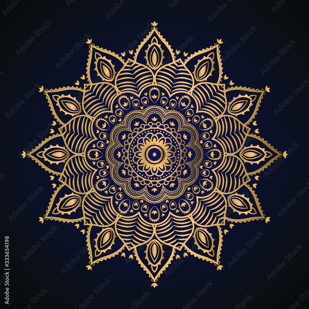 Luxury golden mandala background