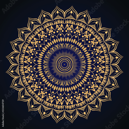 Luxury golden mandala background