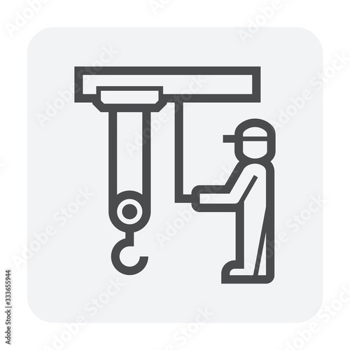 overhead crane icon