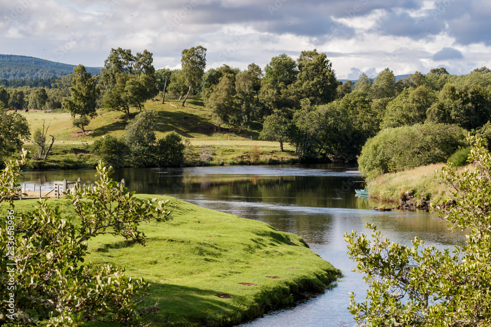 Fototapeta premium Spey River near Boat of Garten