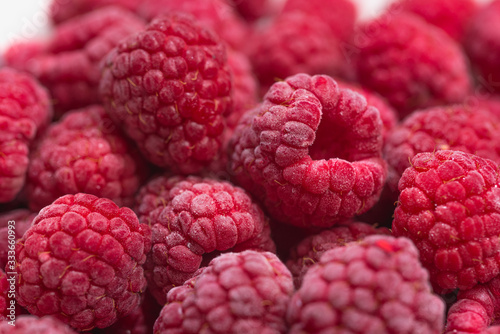 deep frozen raspberry