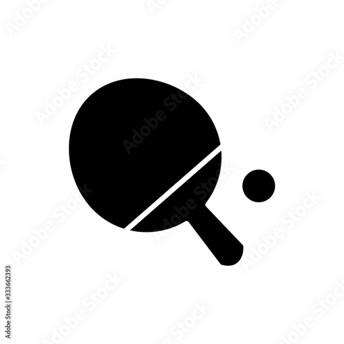 Ping pong tennis table icon