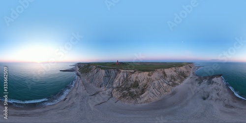 Panoramaaufname der Dänischer Nordseeküste