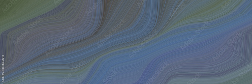 futuristic banner with waves. curvy background design with dim gray, dark olive green and steel blue color futuristic banner with waves. curvy background design with dim gray, dark olive green and steel blue color