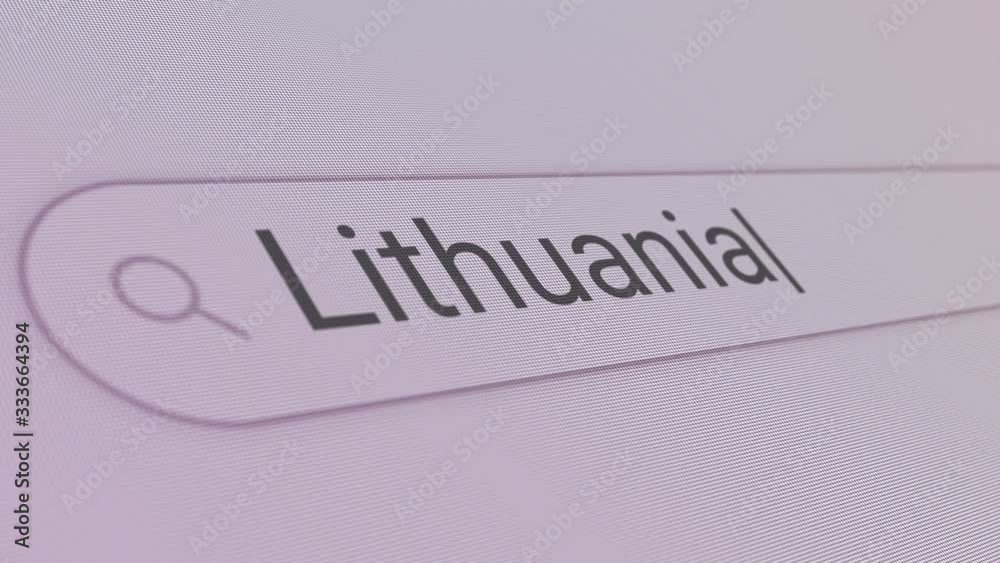 Lithuania Search Bar Close Up Single Line Typing Text Box Layout Web Database Browser Engine Concept Lithuania Search Bar Close Up Single Line Typing Text Box Layout Web Database Browser Engine Concept