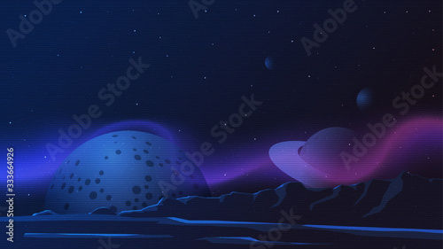 Vector abstraction, space background, shine milky way.