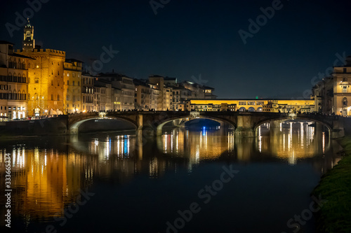 The Arno River in Florence Italy