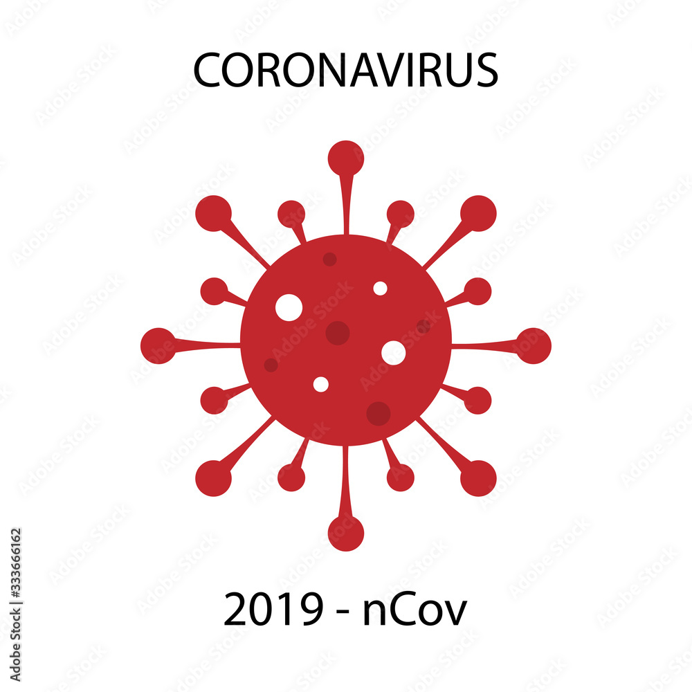 Coronavirus Bacteria Cell Icon, 2019-nCoV. Vector EPS 10 Coronavirus Bacteria Cell Icon, 2019-nCoV. Vector EPS 10