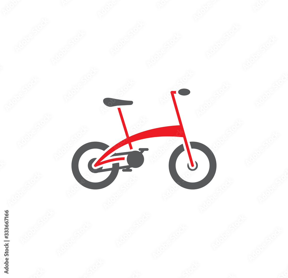 Bicycle related icon on background for graphic and web design. Creative illustration concept symbol for web or mobile app