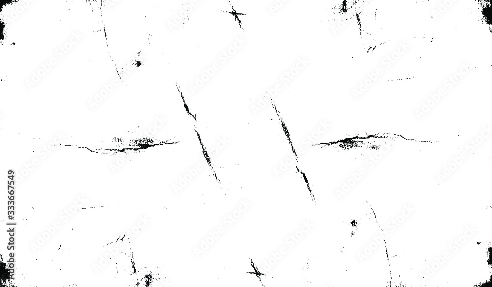 Obraz premium Scratched Grunge Urban Background Texture Vector. Dust Overlay Distress Grainy Grungy Effect. Distressed Backdrop Vector Illustration. Isolated Black on White Background. EPS 10.