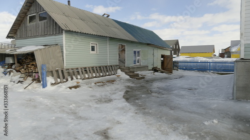 house in winter