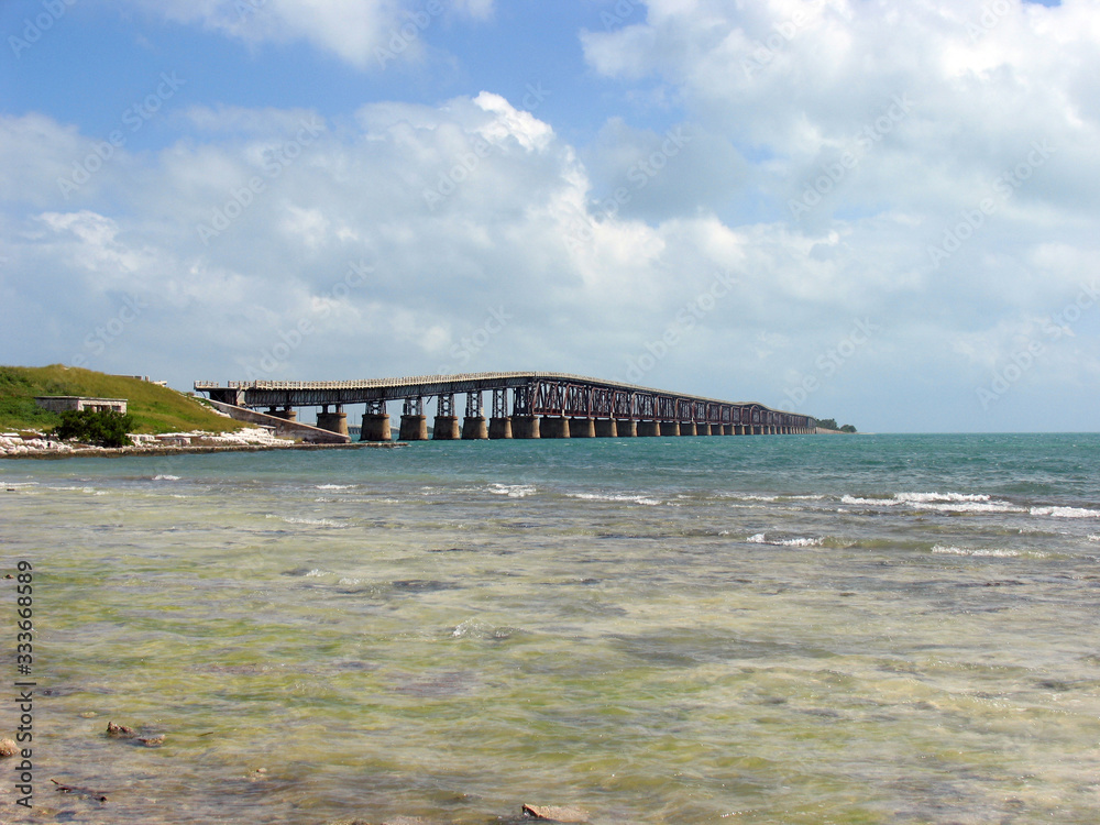Florida Keys, Flagler, Railroad, Highway 1, Bridges, Florida Keys, Florida, USA