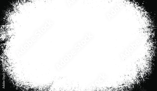 Scratched Frame. Grunge Urban Background Texture Vector. Dust Overlay. Distressed Grainy Grungy Framing Effect. Distressed Backdrop Vector Illustration. EPS 10.
