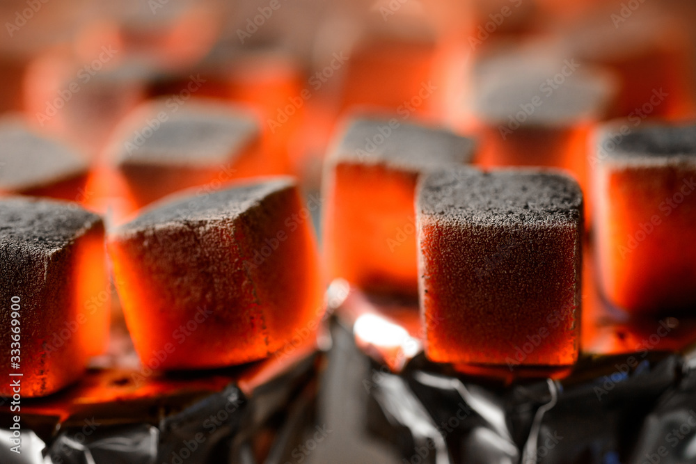 Burning hookah coals Stock Photo Adobe Stock