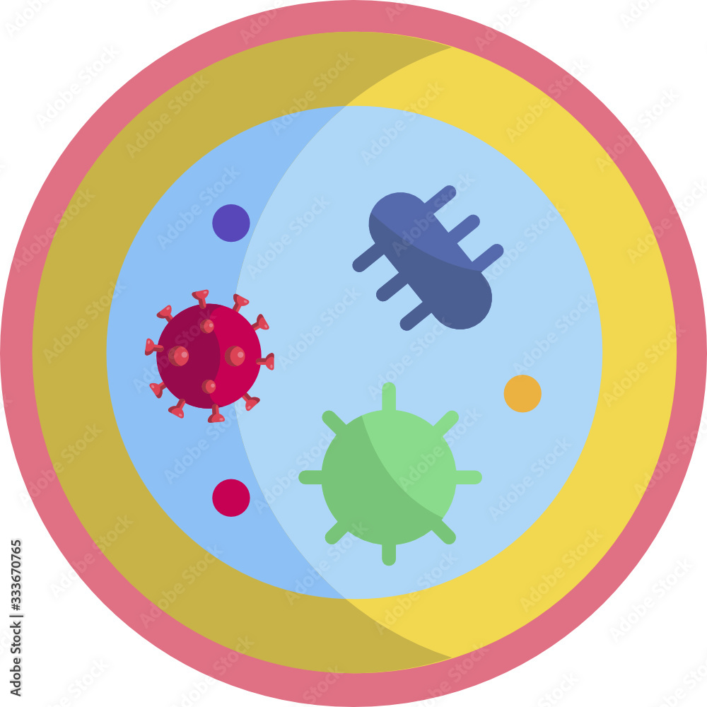 Fototapeta premium Coronavirus vector illustration icons. Virus transmission