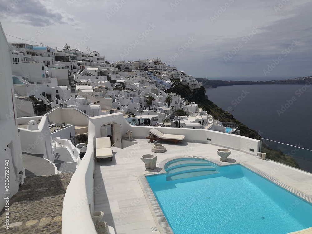 Fototapeta premium Santorini