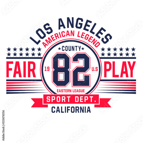 Vector illustration for athletic sport typography
