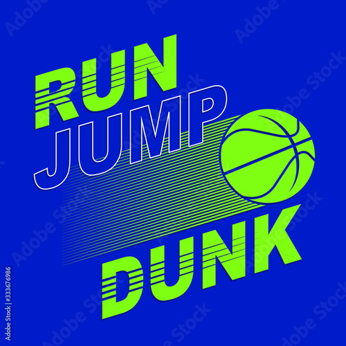 basket ball sport typography, tee shirt graphics