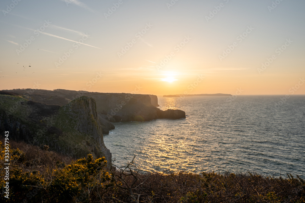 Sunrise photo from the West Coast of Wales 