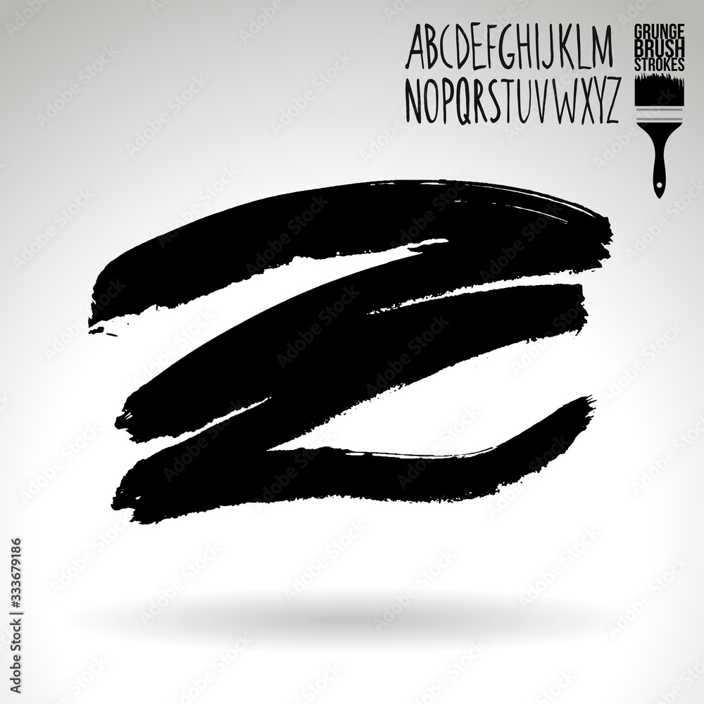 Black brush stroke and texture. Grunge vector abstract hand - painted element. Underline and border design. Black brush stroke and texture. Grunge vector abstract hand - painted element. Underline and border design.