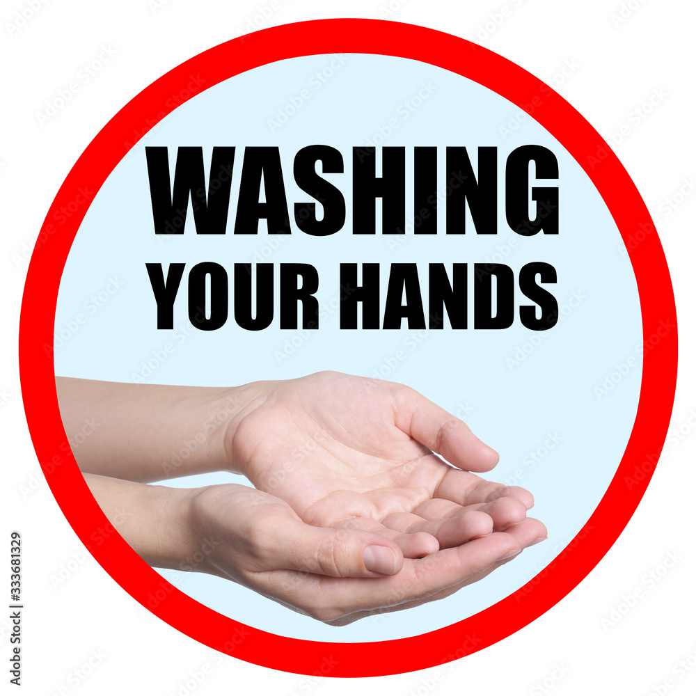 Woman showing clean palms, closeup. Washing hands as important measure during coronavirus outbreak