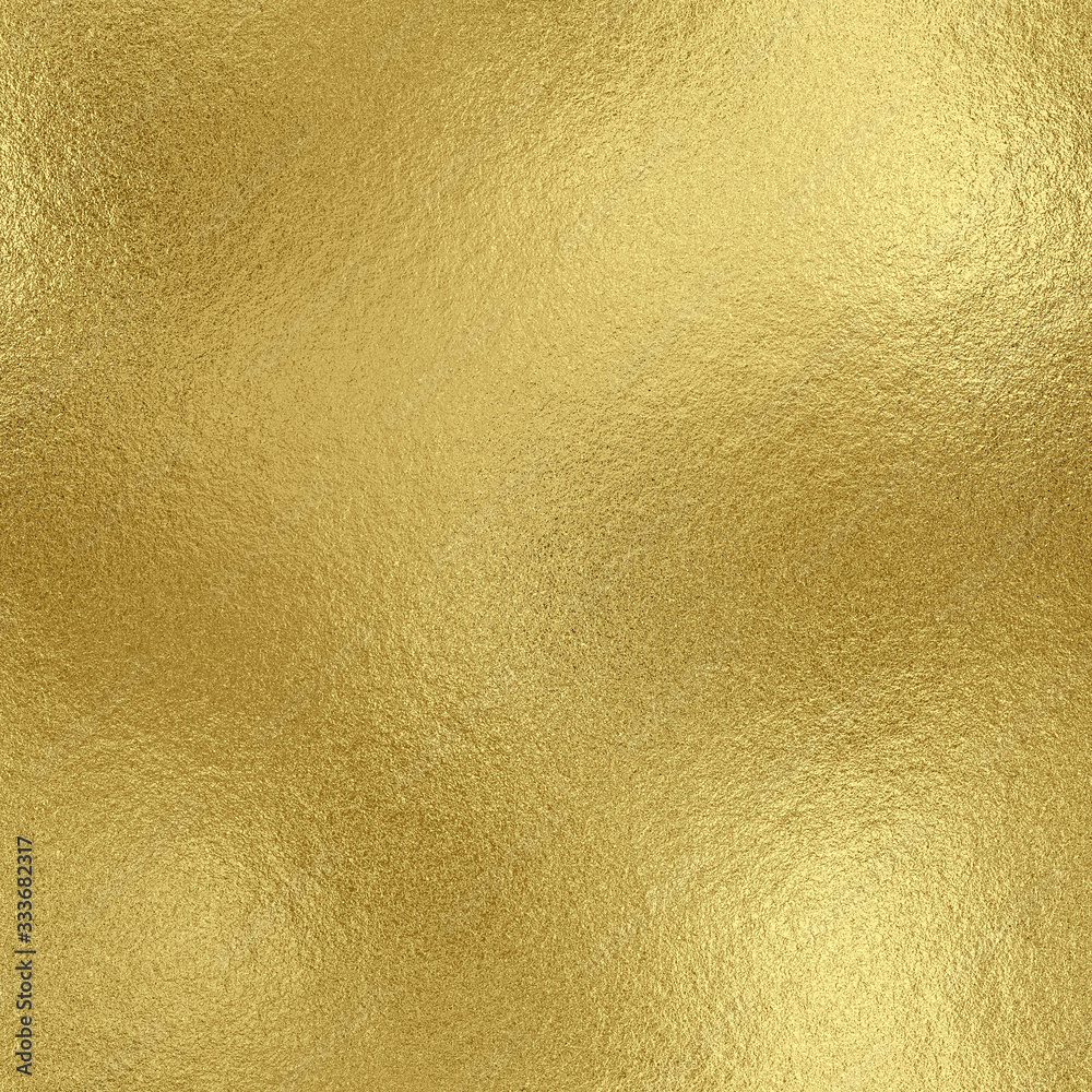 Gold foil seamless texture, golden background Stock Illustration