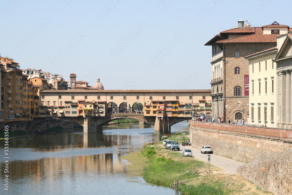 Florence, Italy, view of Ponte Vecchio