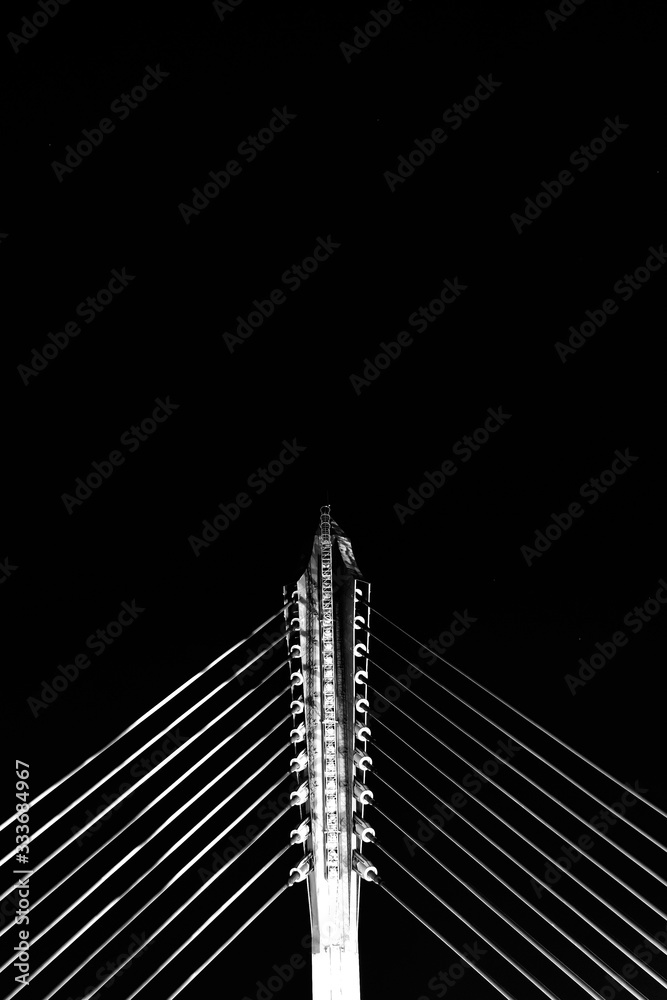 Obraz premium Seri Saujana Bridge is Modern bridge architecture at Putrajaya