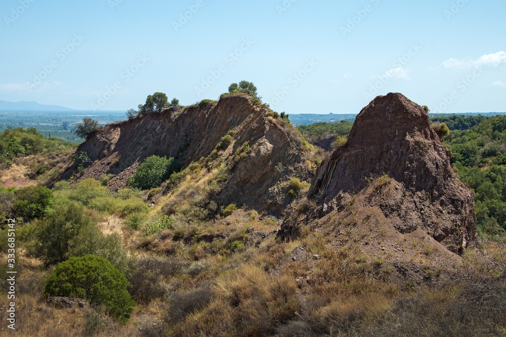 Fototapeta premium South Peloponnese mountan landscape, Greece