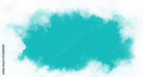 Blue watercolor background for your design, watercolor background concept, vector.
