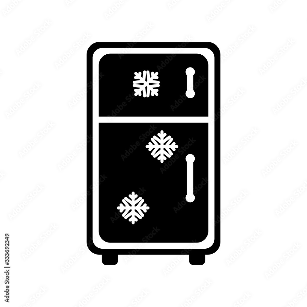 refrigerator icon design, flat style icon collection refrigerator icon design, flat style icon collection
