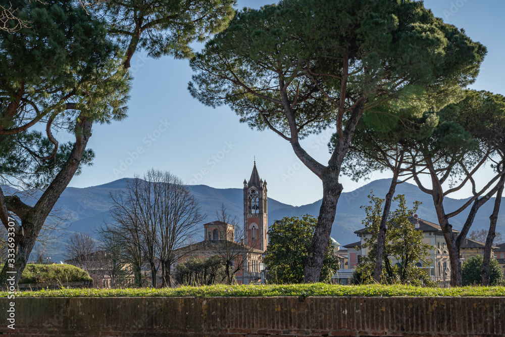 A view of Lucca Italy