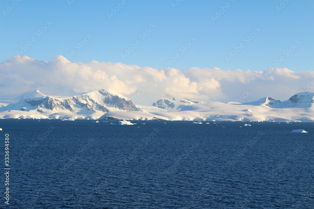 The coast of the Antarctic Peninsula along the Danco Coast, Antarctica
