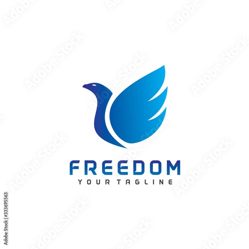 Freedom Logo Animals and Abstract