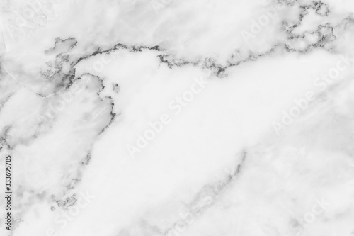 white marble texture with natural pattern for background or design art work. © apiwat